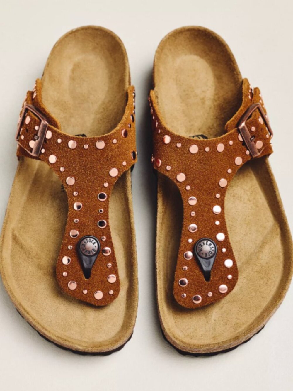 Birkenstock Gizeh Rivet Border (Mink EU 40 / US 9-9.5)